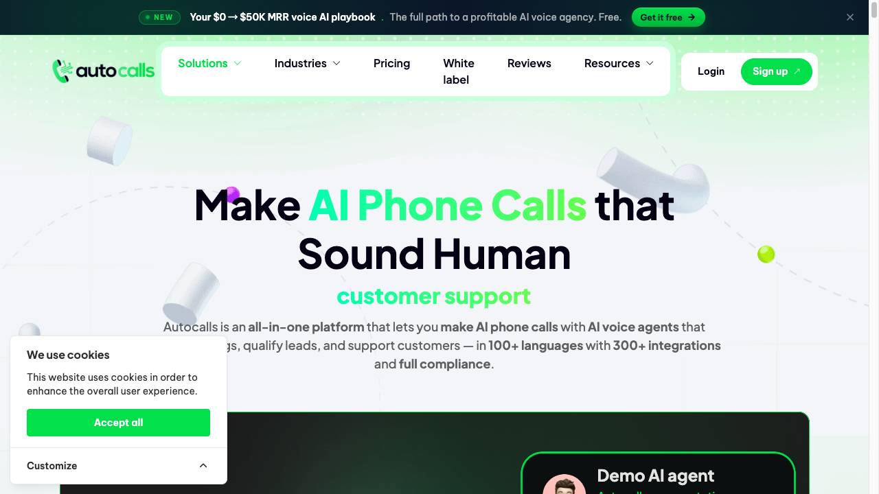 AutoCalls.ai – AI Phone Communications