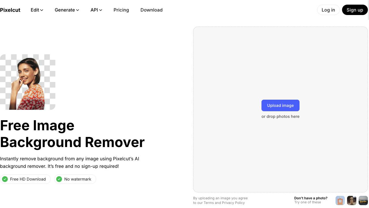Pixelcut Background Remover