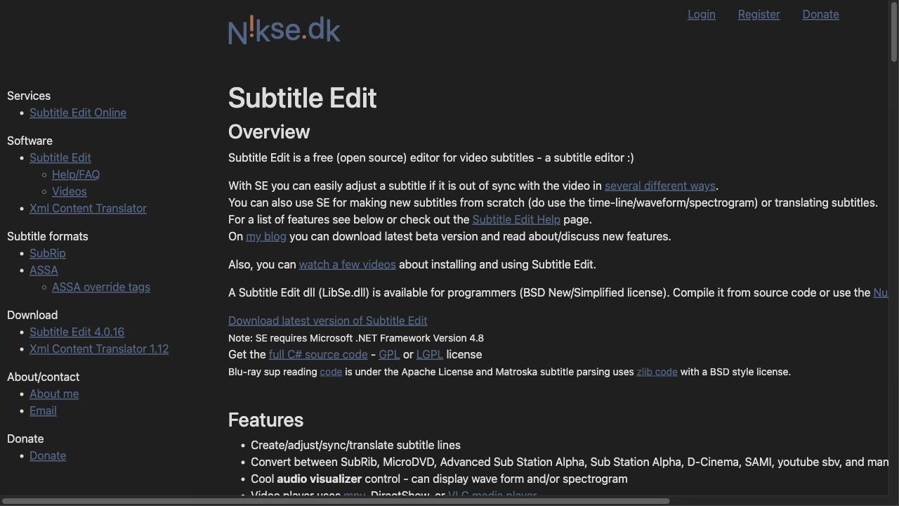 Subtitle Edit