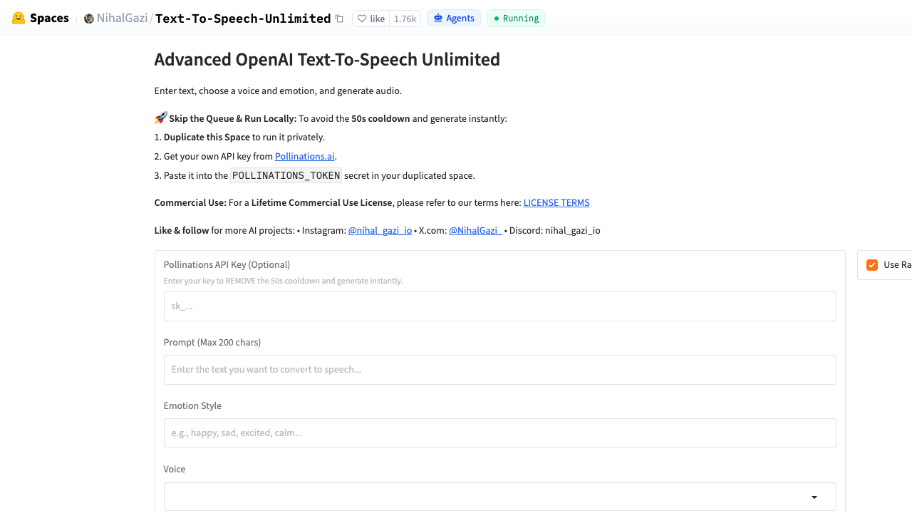 Text-To-Speech-Unlimited