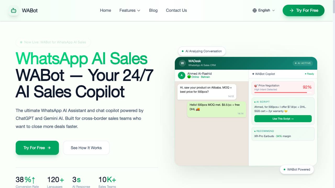 WhatsApp AI Sales