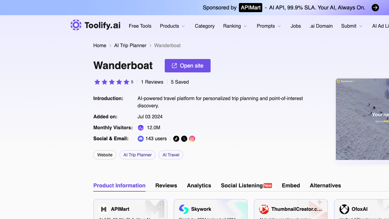 Wanderboat AI