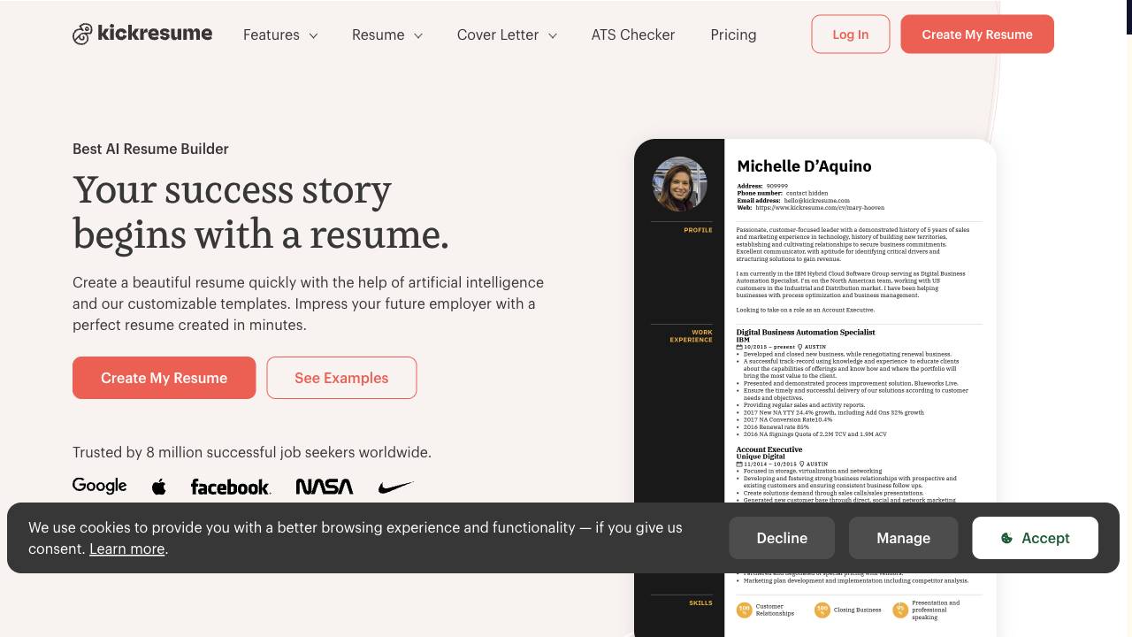 Kickresume