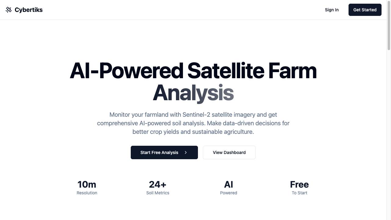 Geospatial Analysis for Agriculture