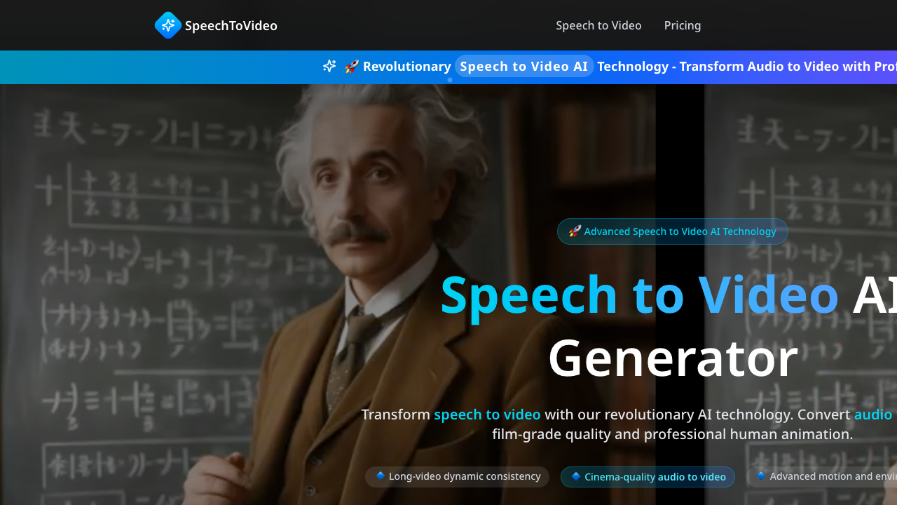 Speech to Video AI Generator