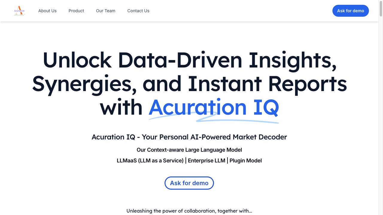 Acuration – Actualize Your Ambition