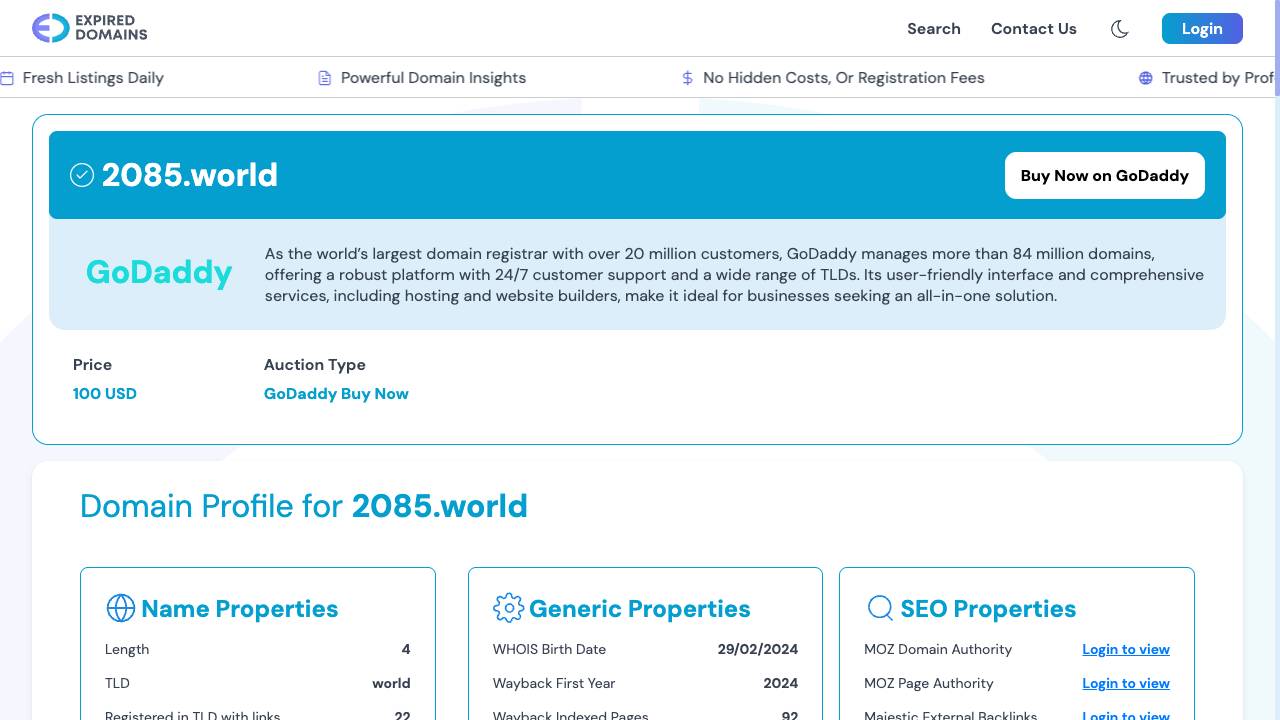 2085.WORLD