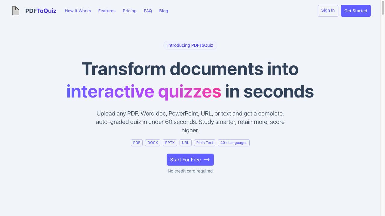 PDFToQuiz