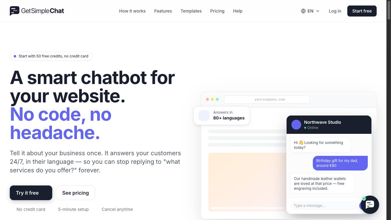 Get Simple Chat