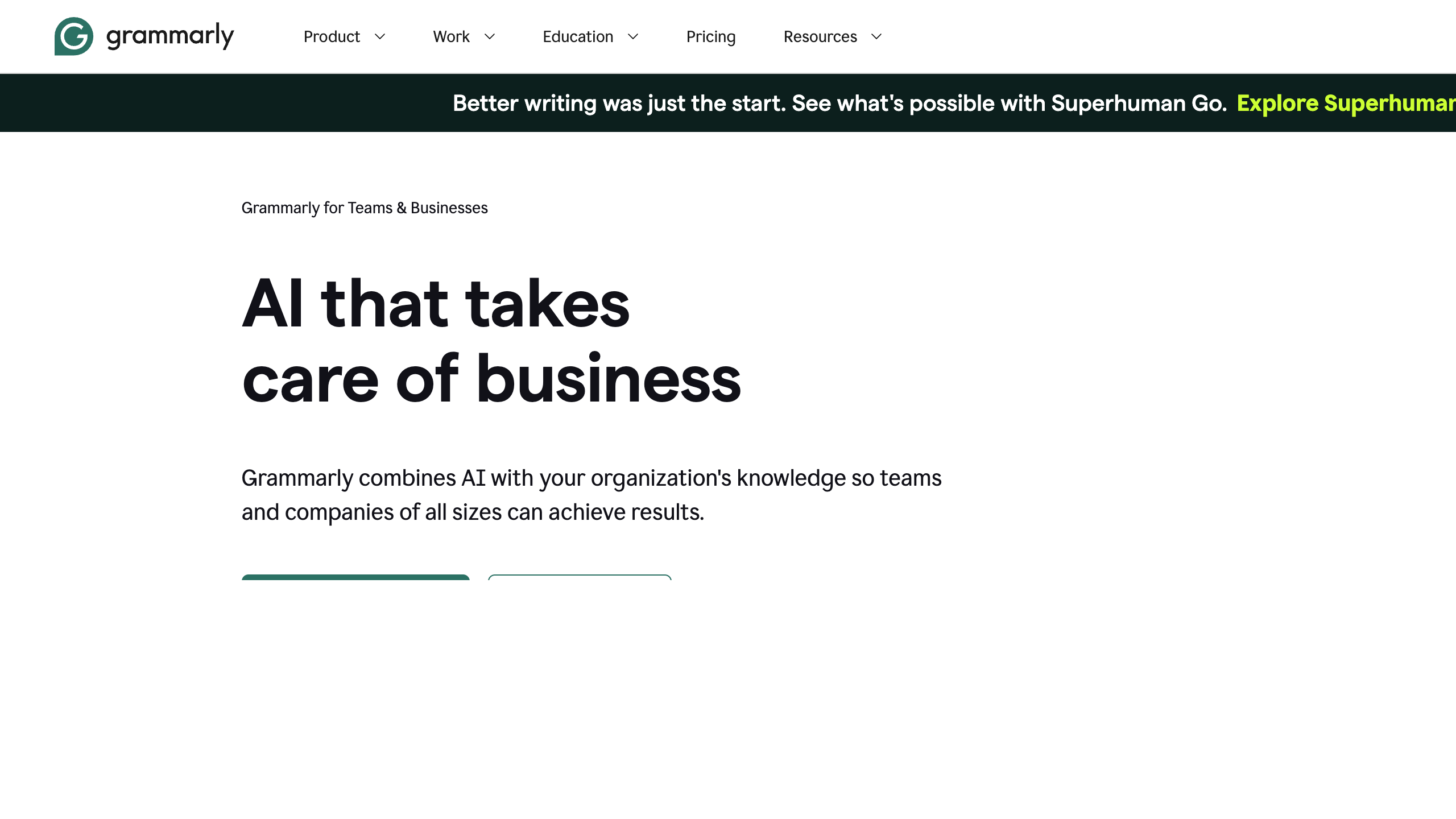 Grammarly Business