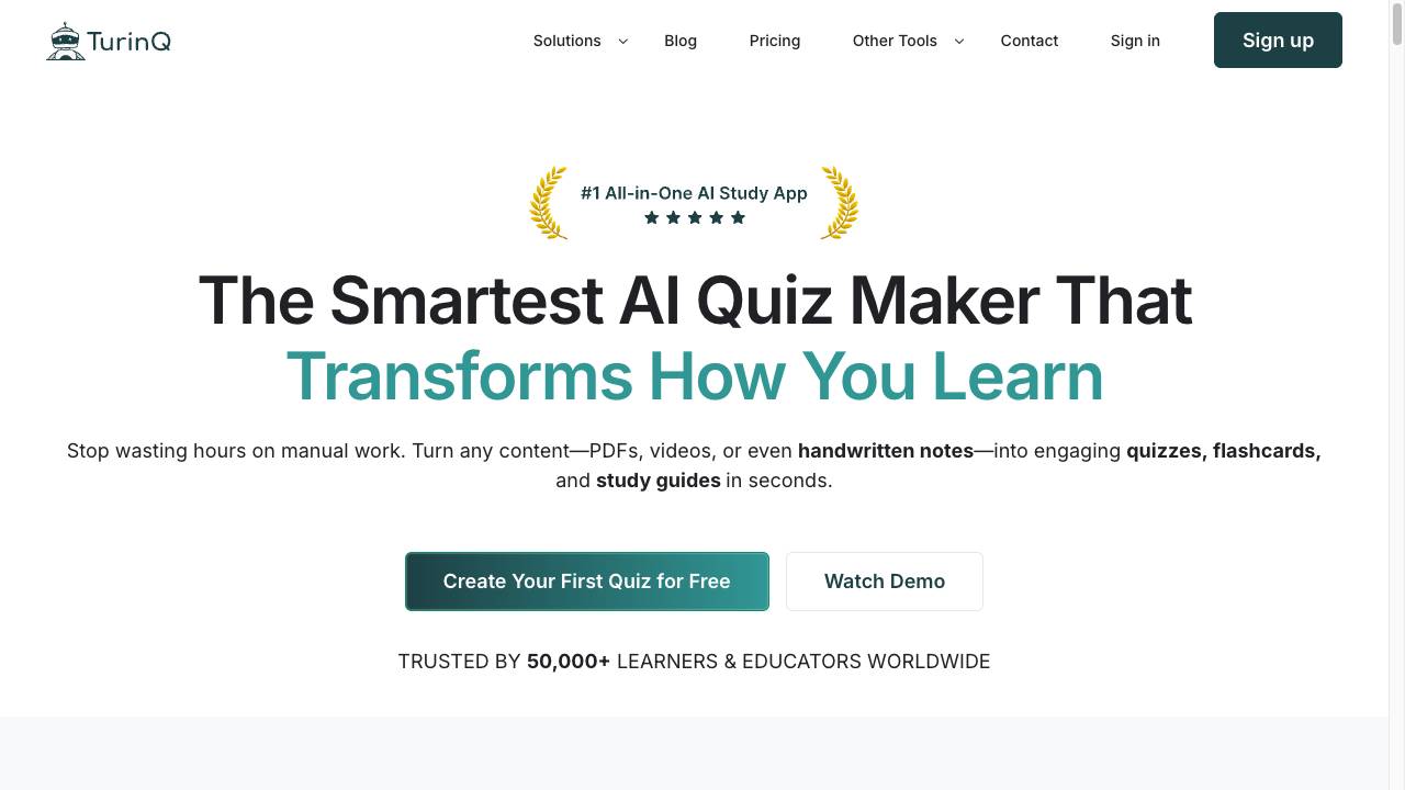 Turinq.com AI Question and Exam Generator