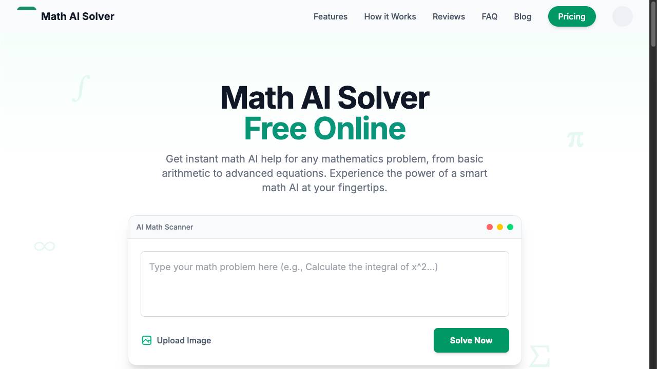 Math AI Solver
