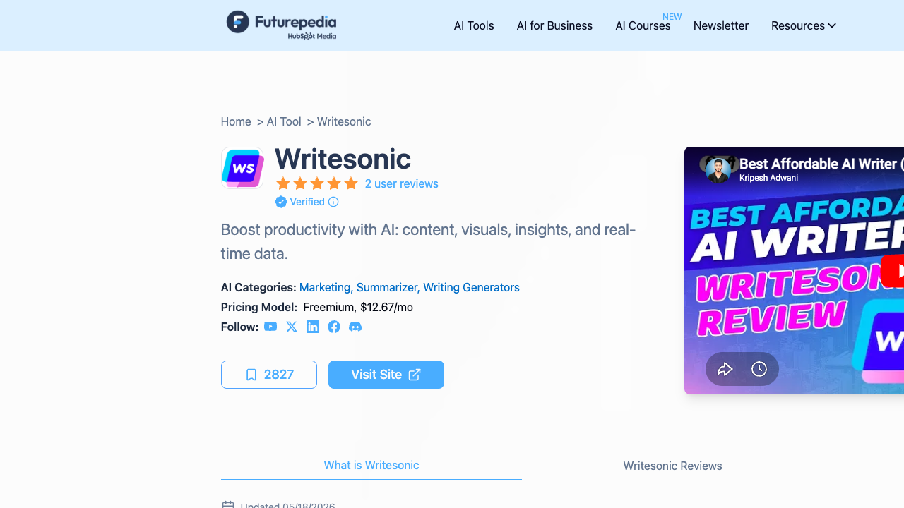 Writesonic