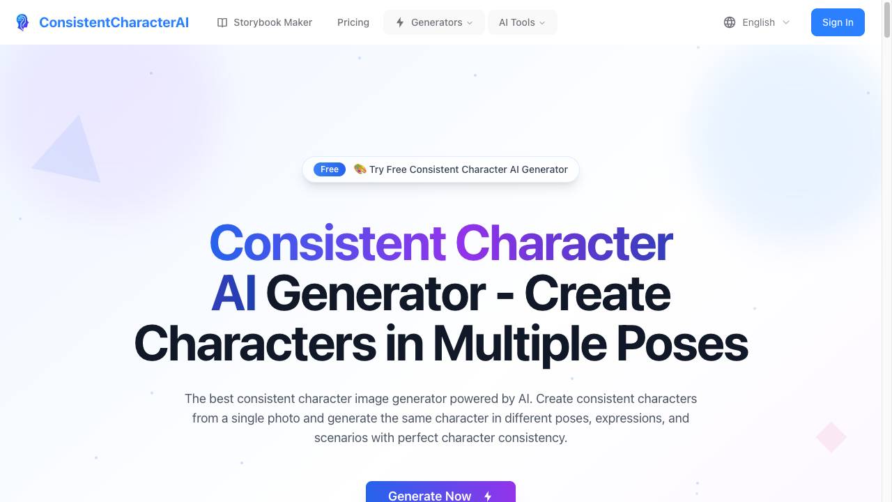 Consistent Character AI Generator