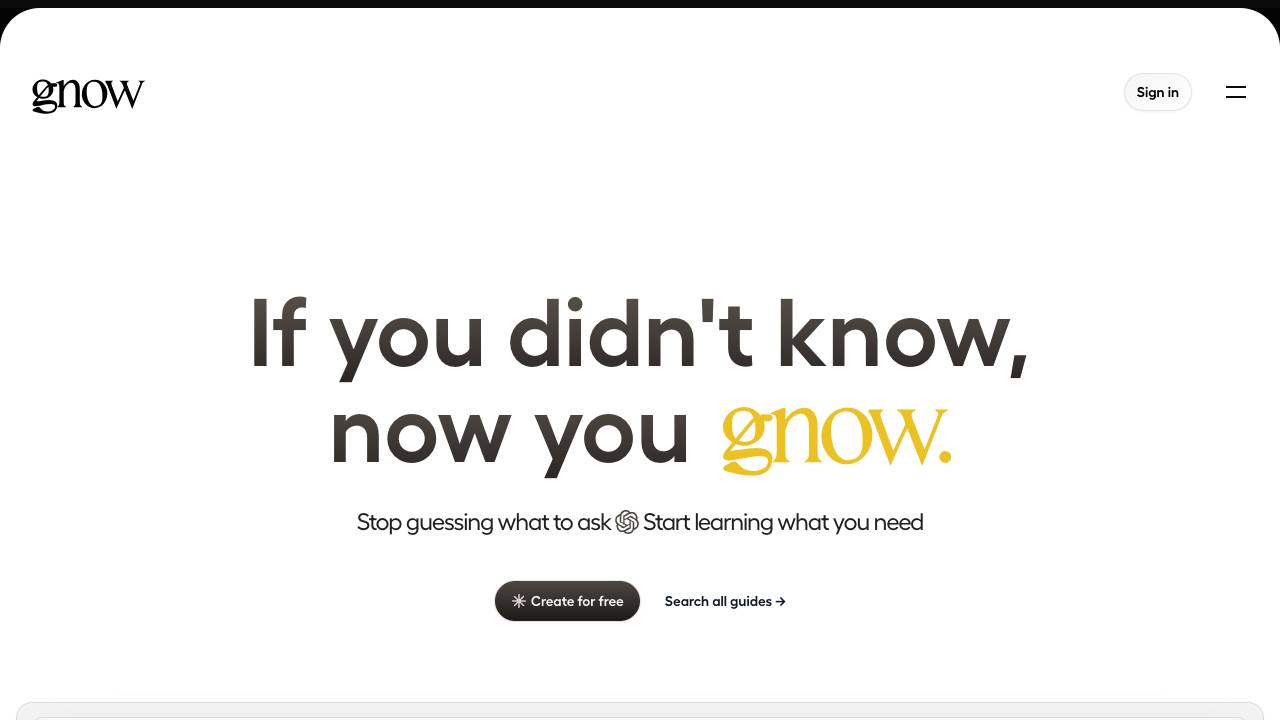 gnow
