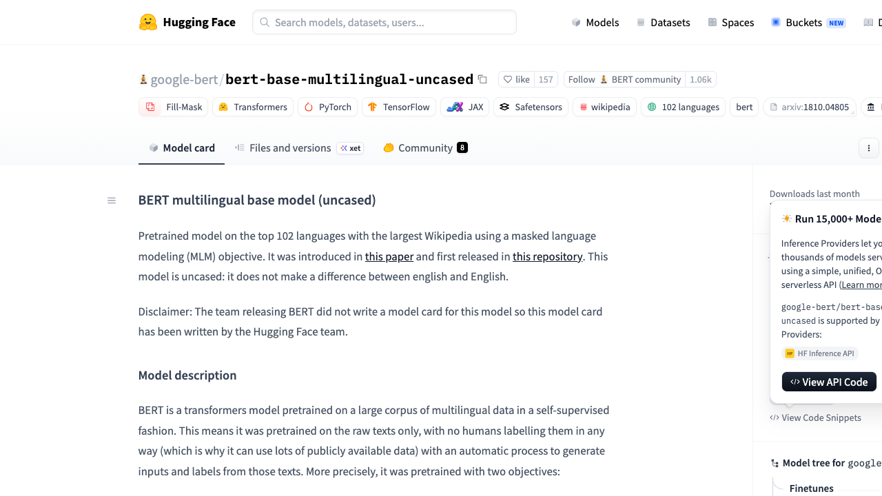 bert-base-multilingual-uncased