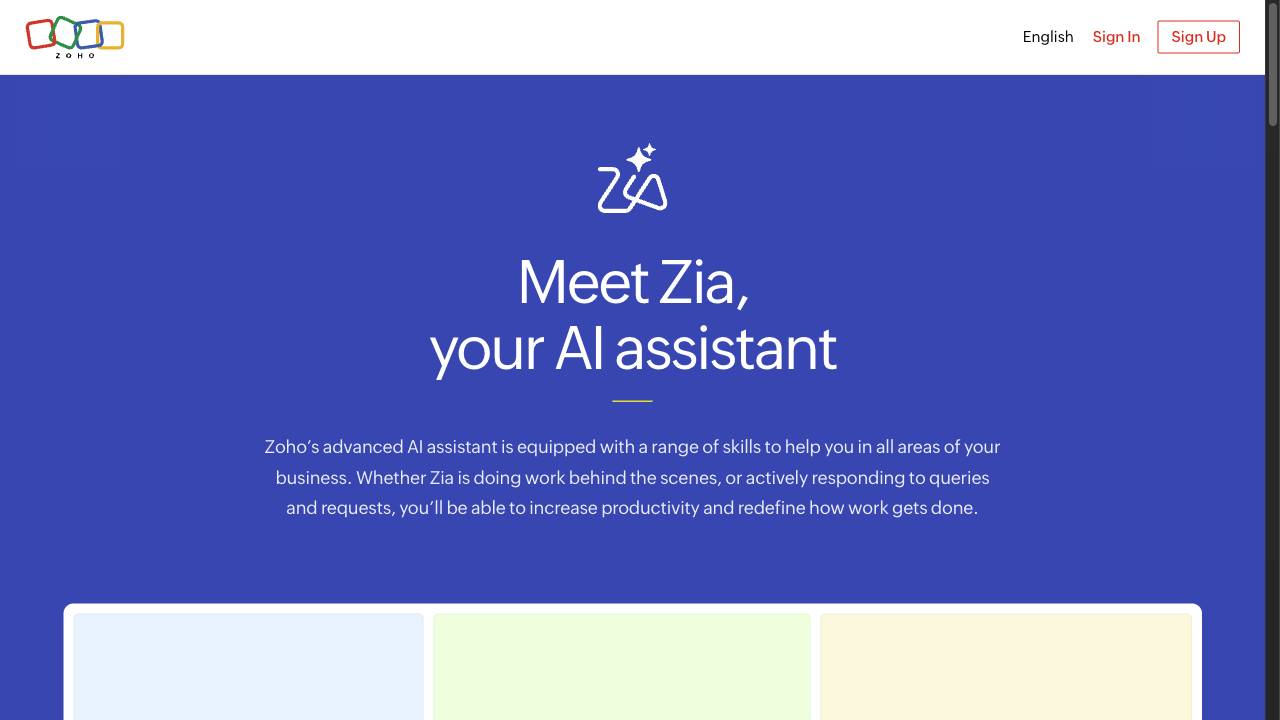 Zia by Zoho