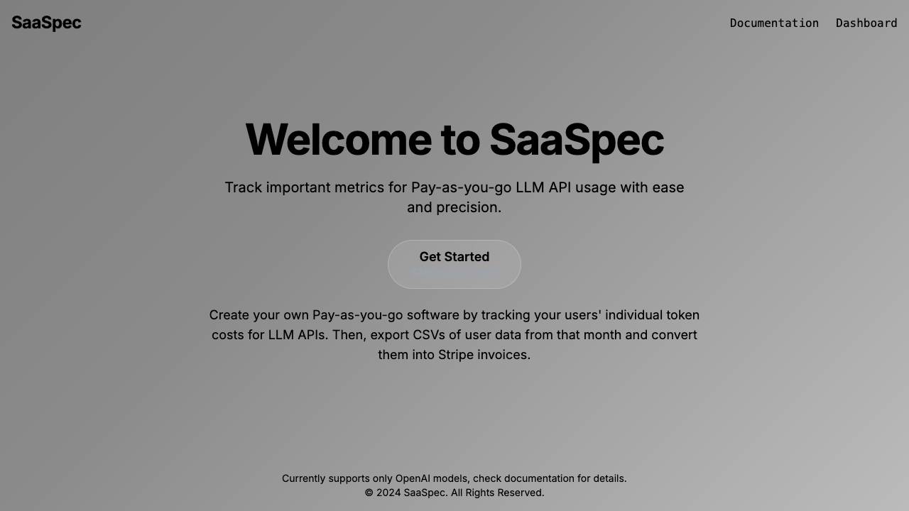 SaaSpec