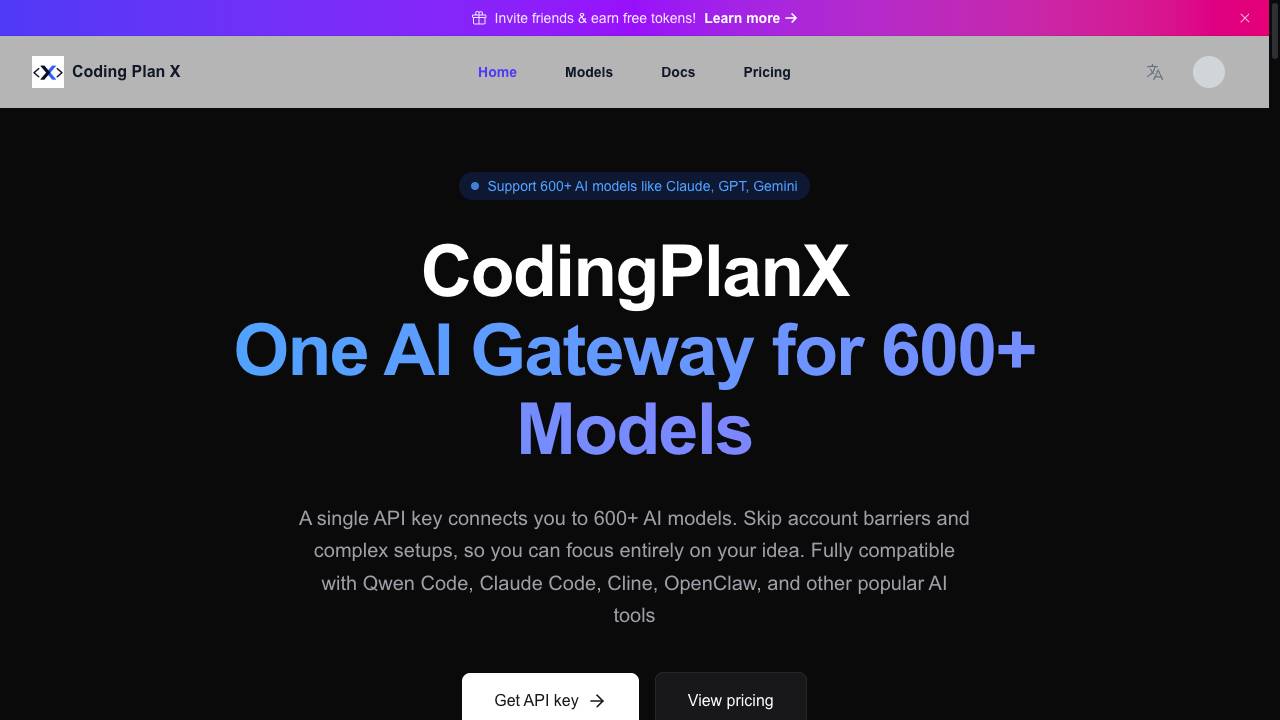 CodingPlanX AI