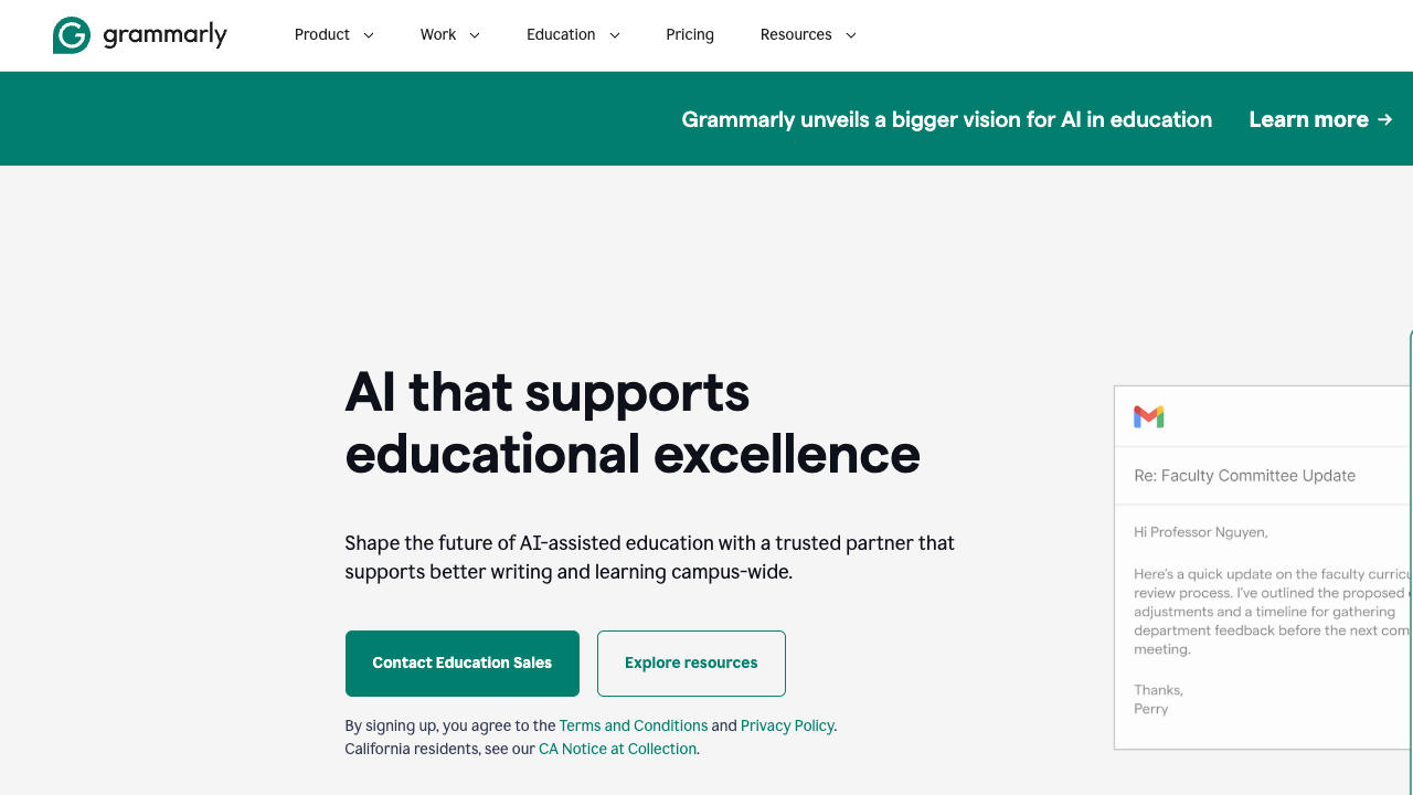 Grammarly Education