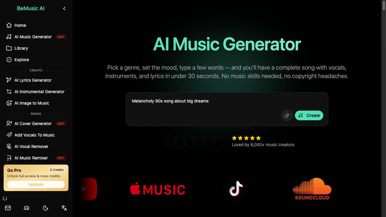 BeMusic AI
