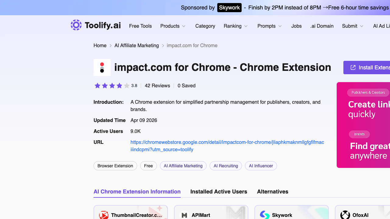 impact.com for Chrome