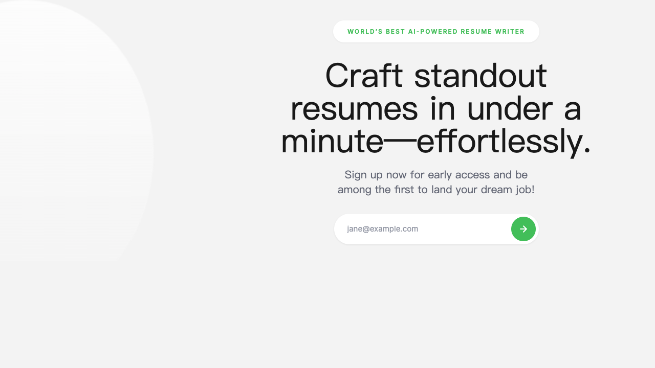 ResumeWriter AI