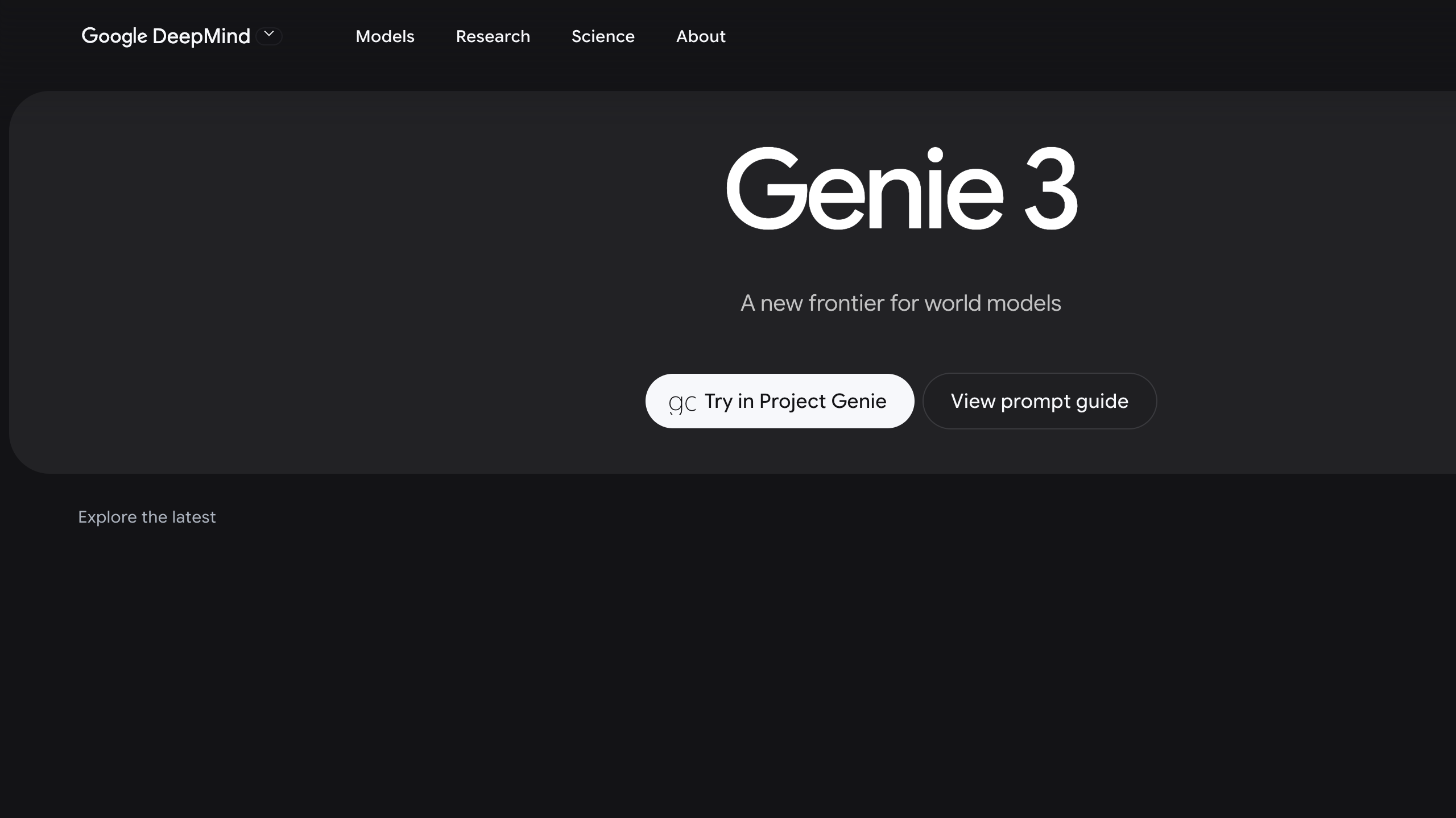 Google Genie 3