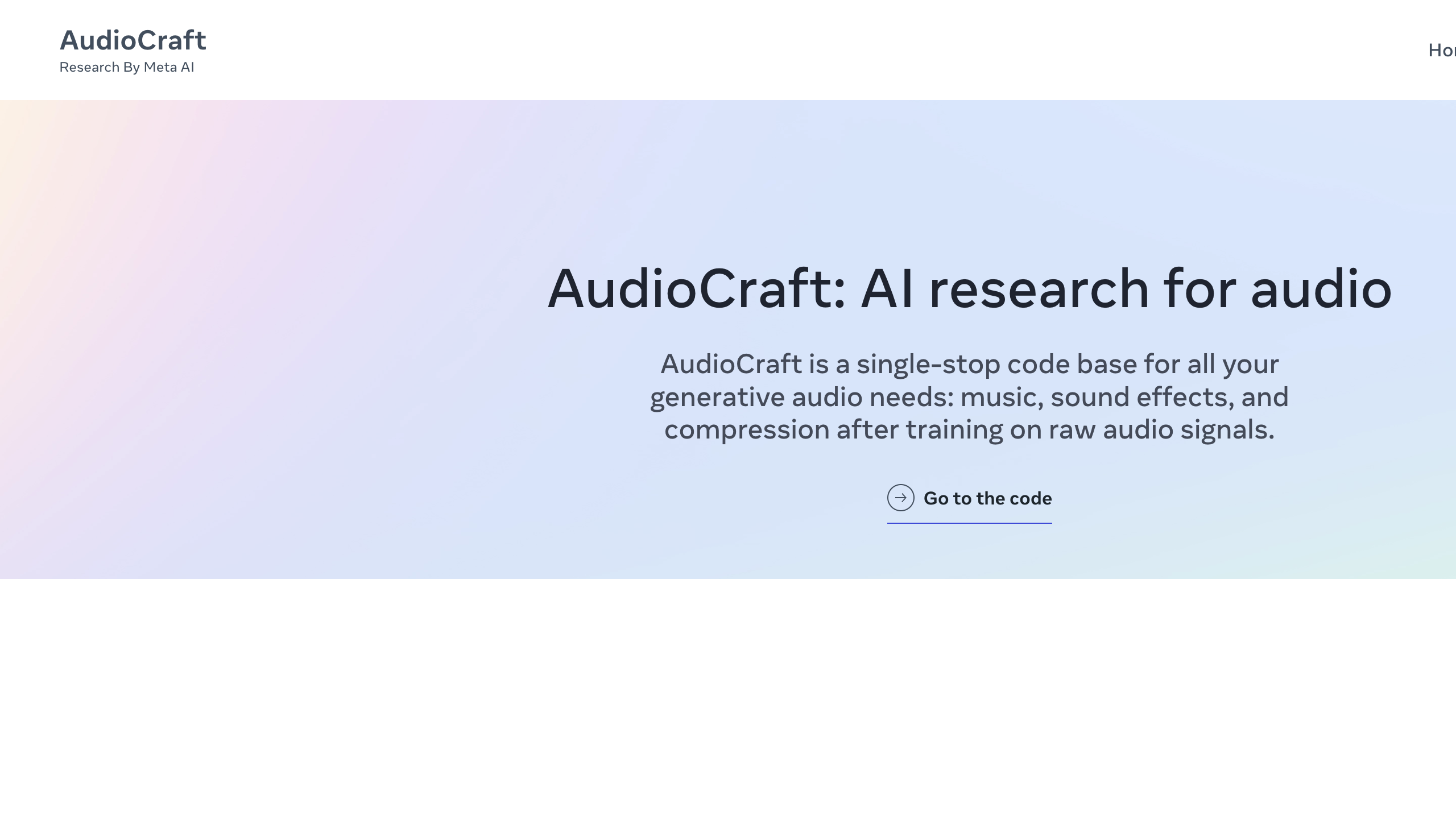 AudioCraft