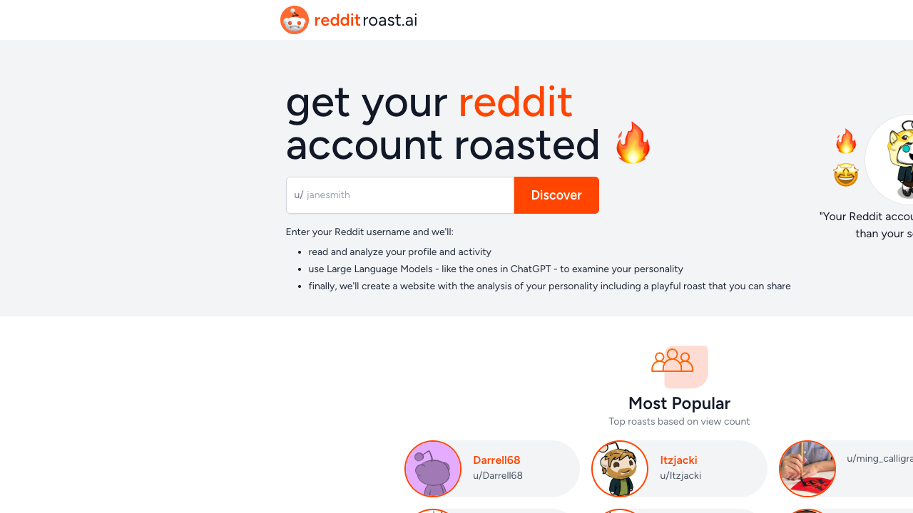 Reddit Roast