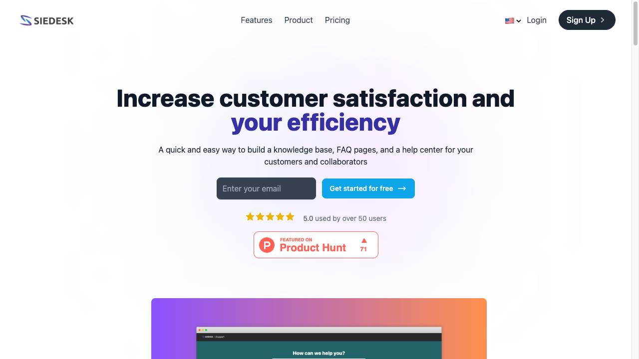 Siedesk – Help Center & Knowledge Base