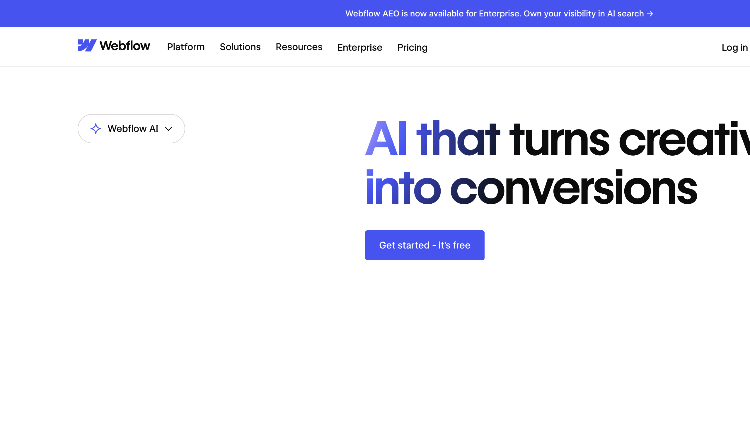 Webflow AI