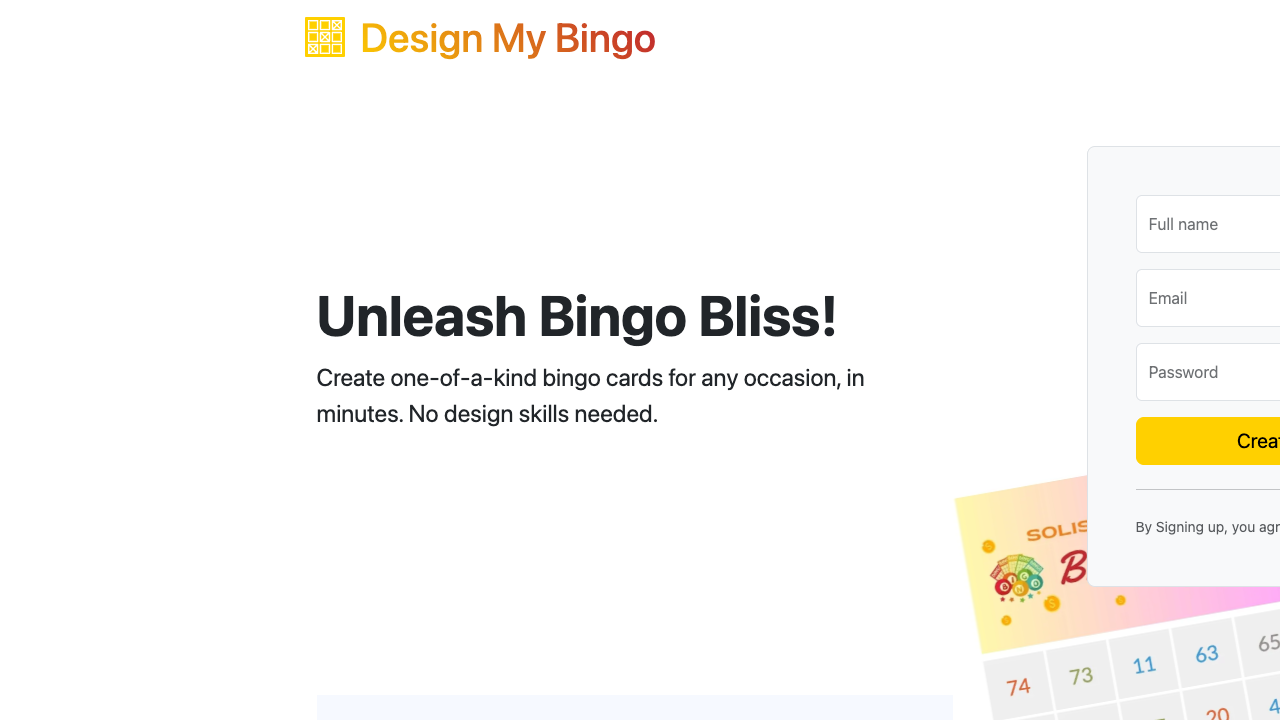 Design My Bingo