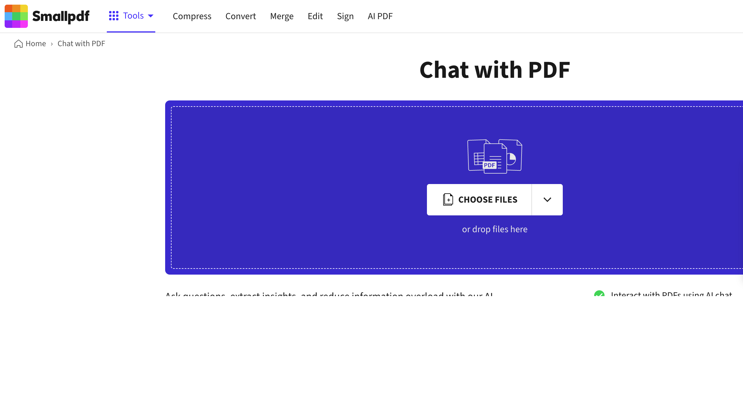 Smallpdf Chat PDF