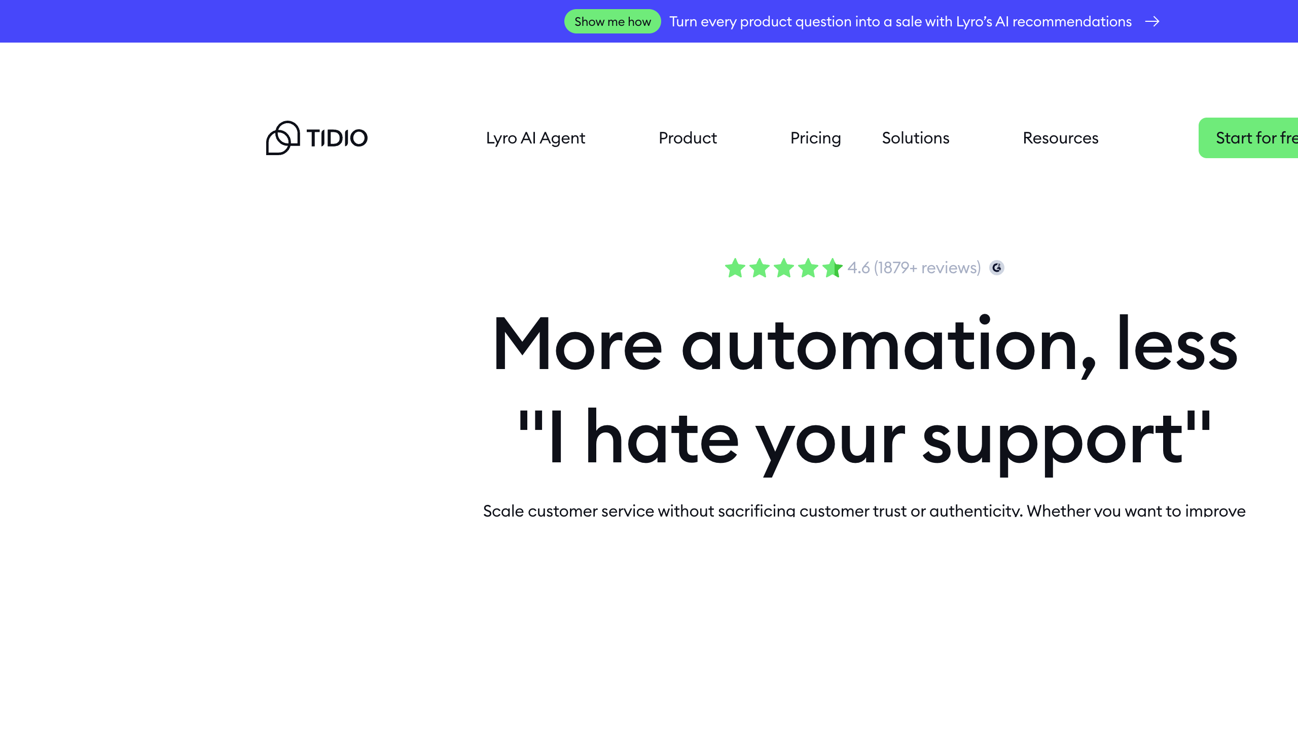 Tidio AI