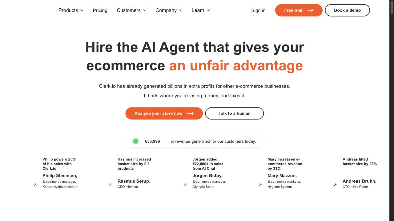 Clerk.io