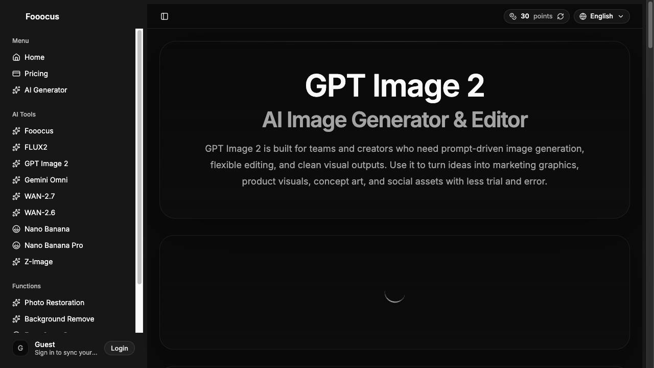 GPT Image 2 - Fooocus