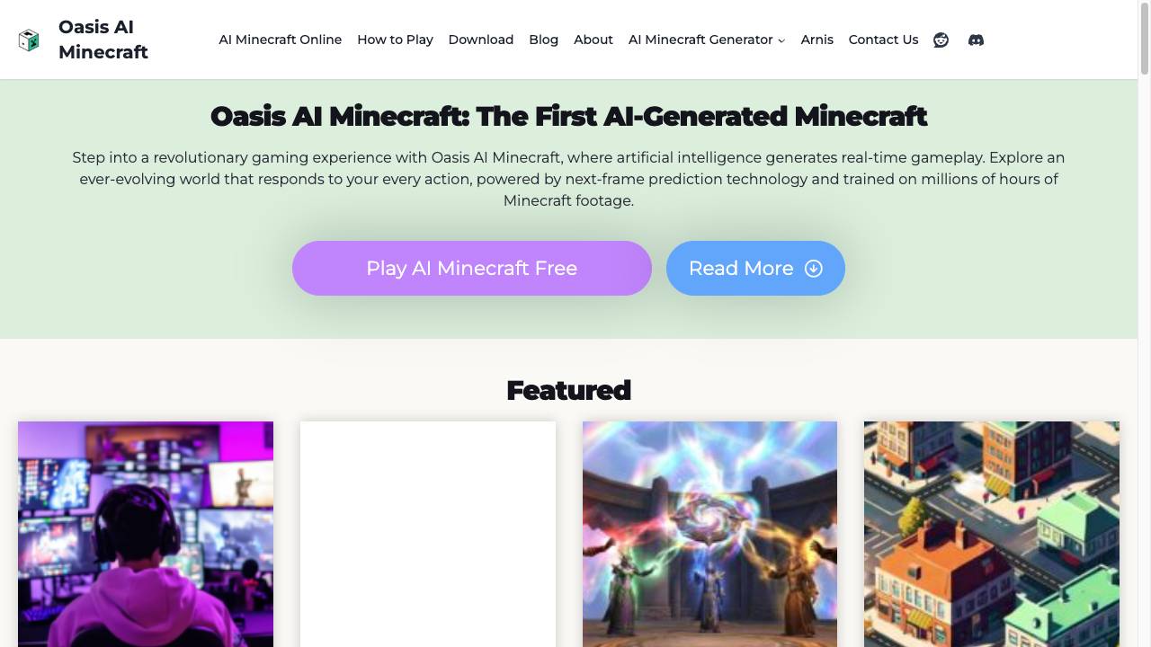 Oasis AI Minecraft