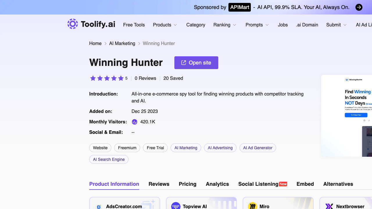 Winning Hunter
