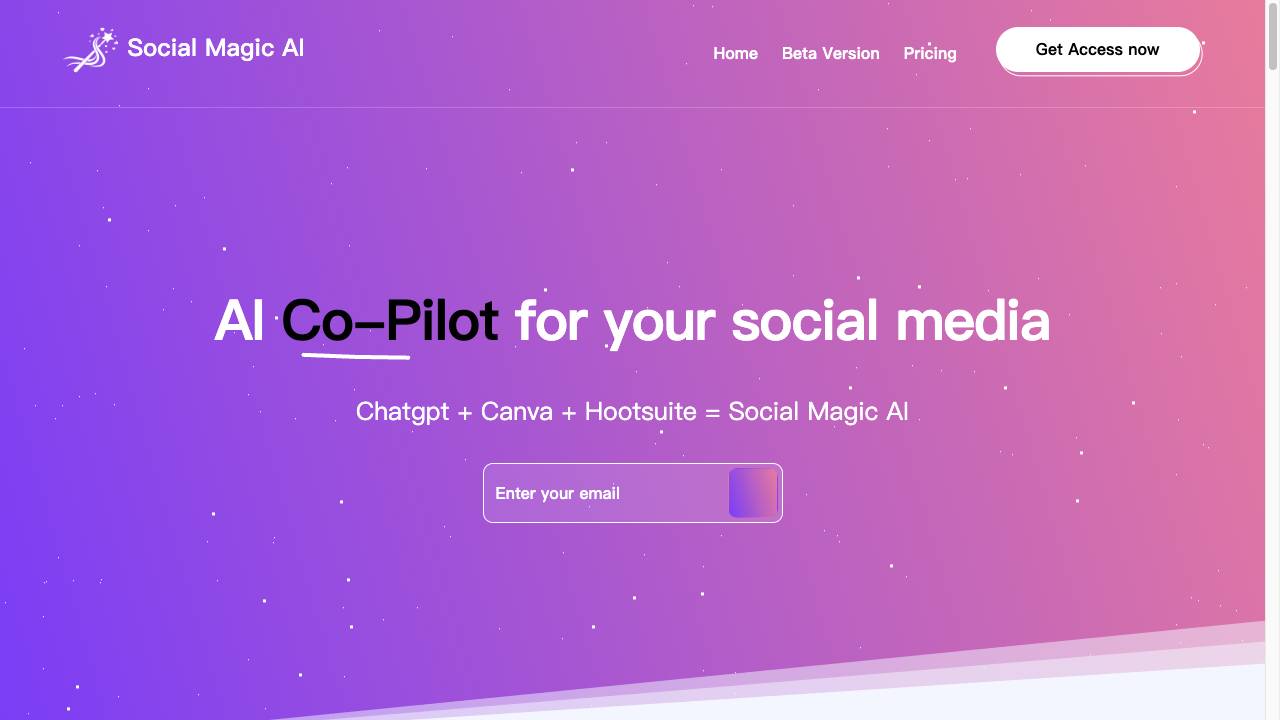 Social Magic AI