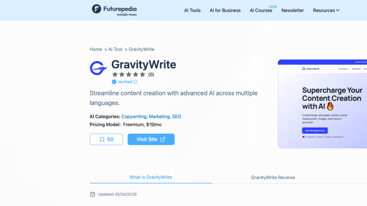 GravityWrite