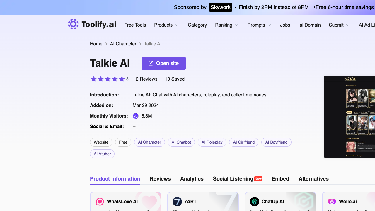 Talkie AI