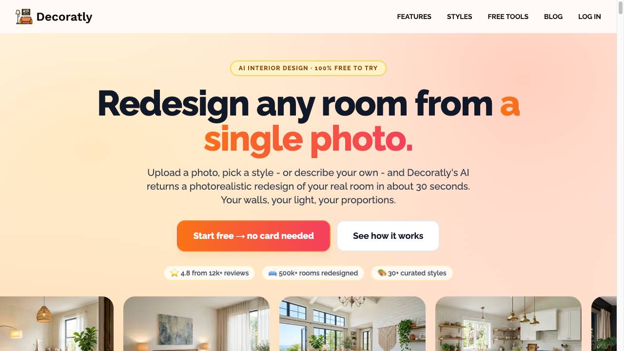 Turn photos into interior design ideas