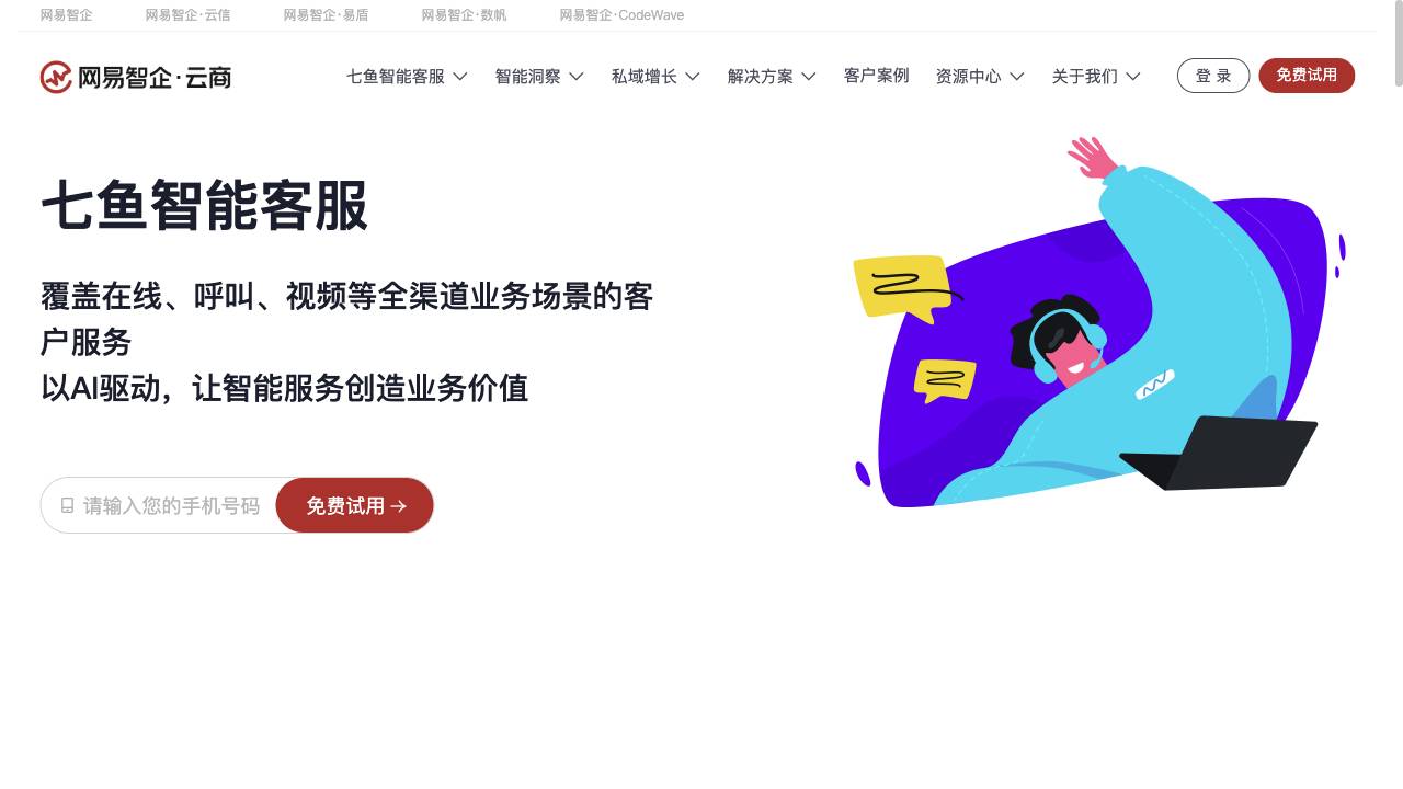 网易七鱼