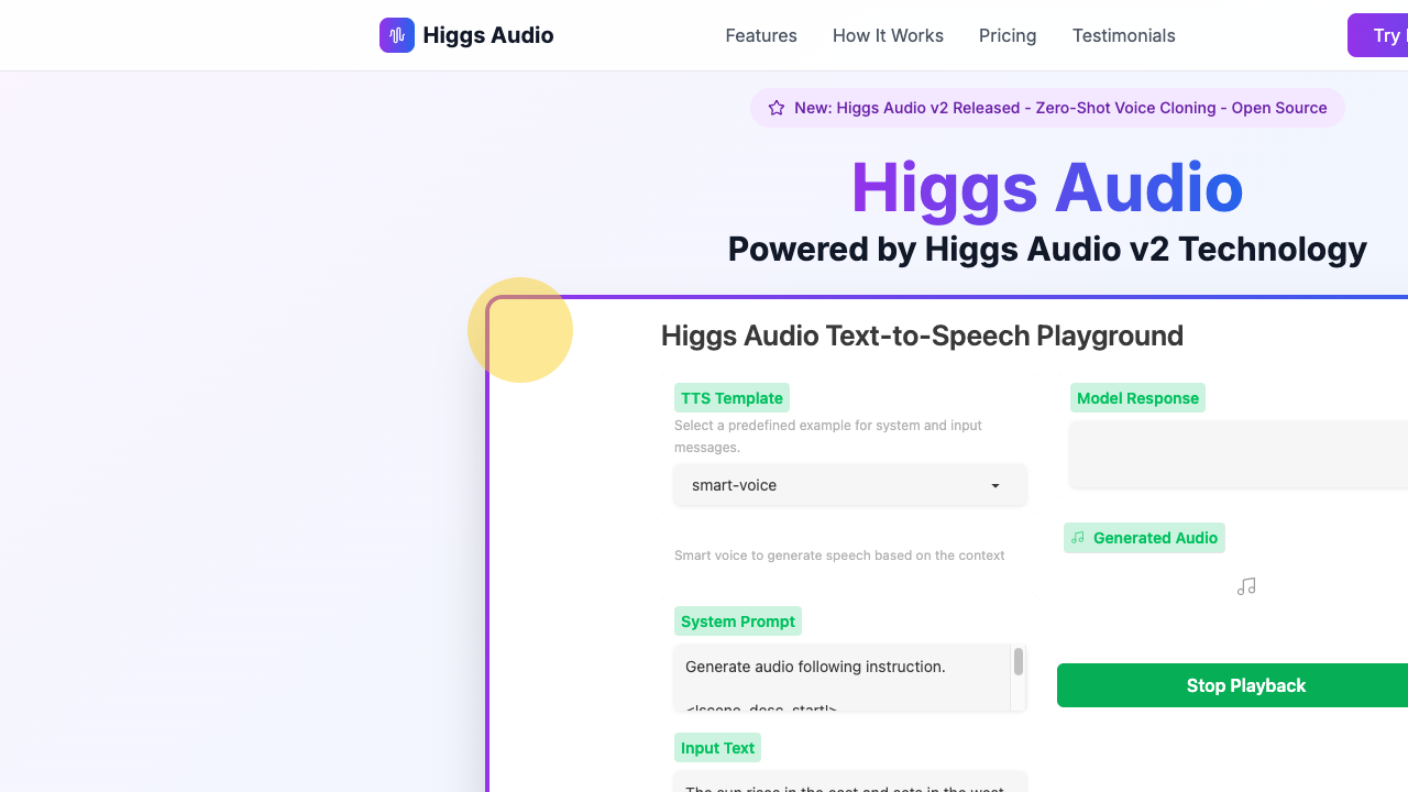 Higgs Audio