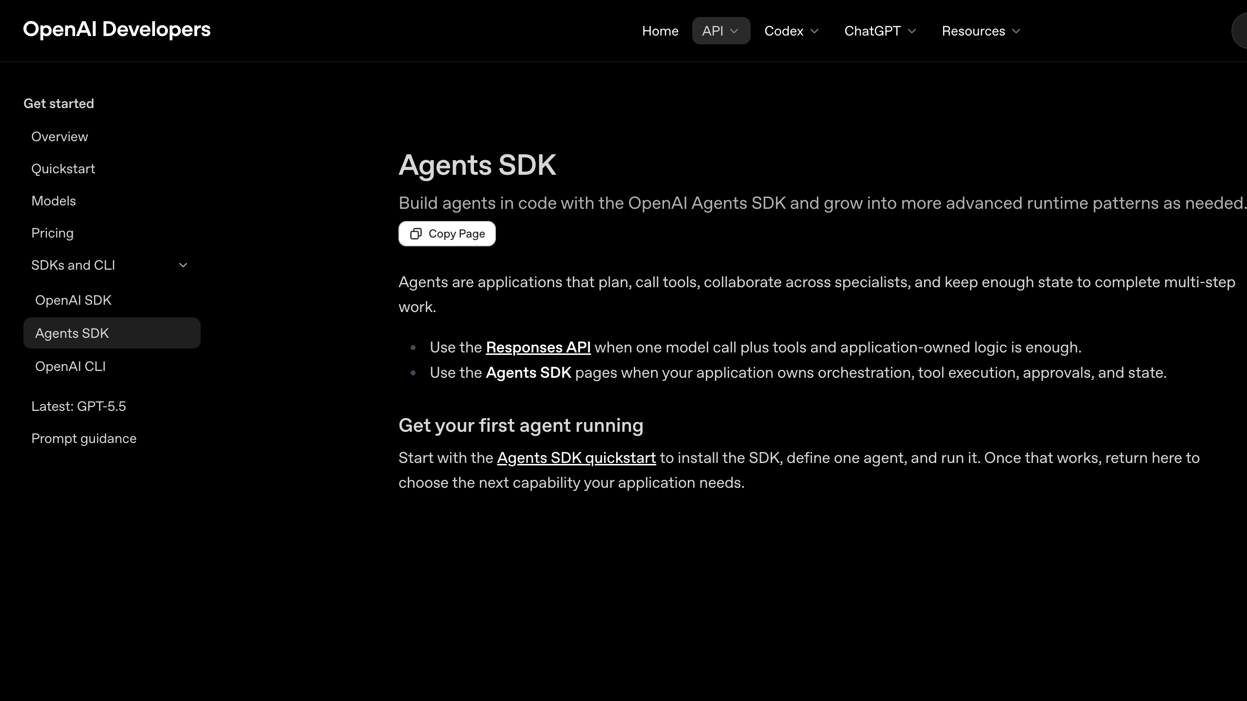 Agents SDK (OpenAI)