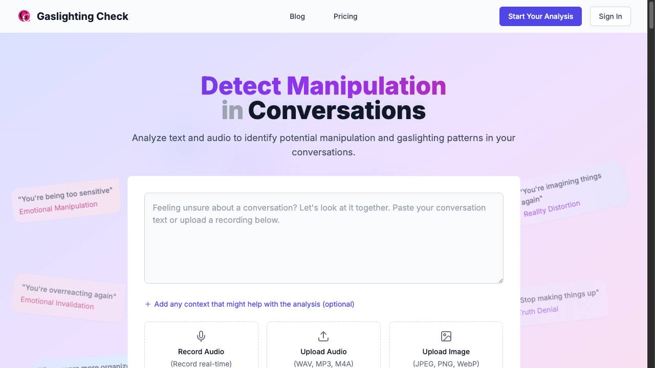 Gaslighting Check