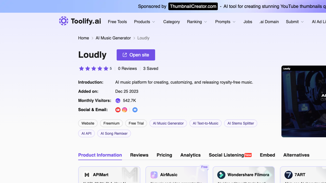 Loudly