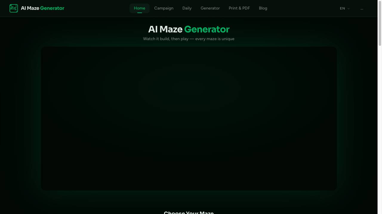 AI Maze Generator