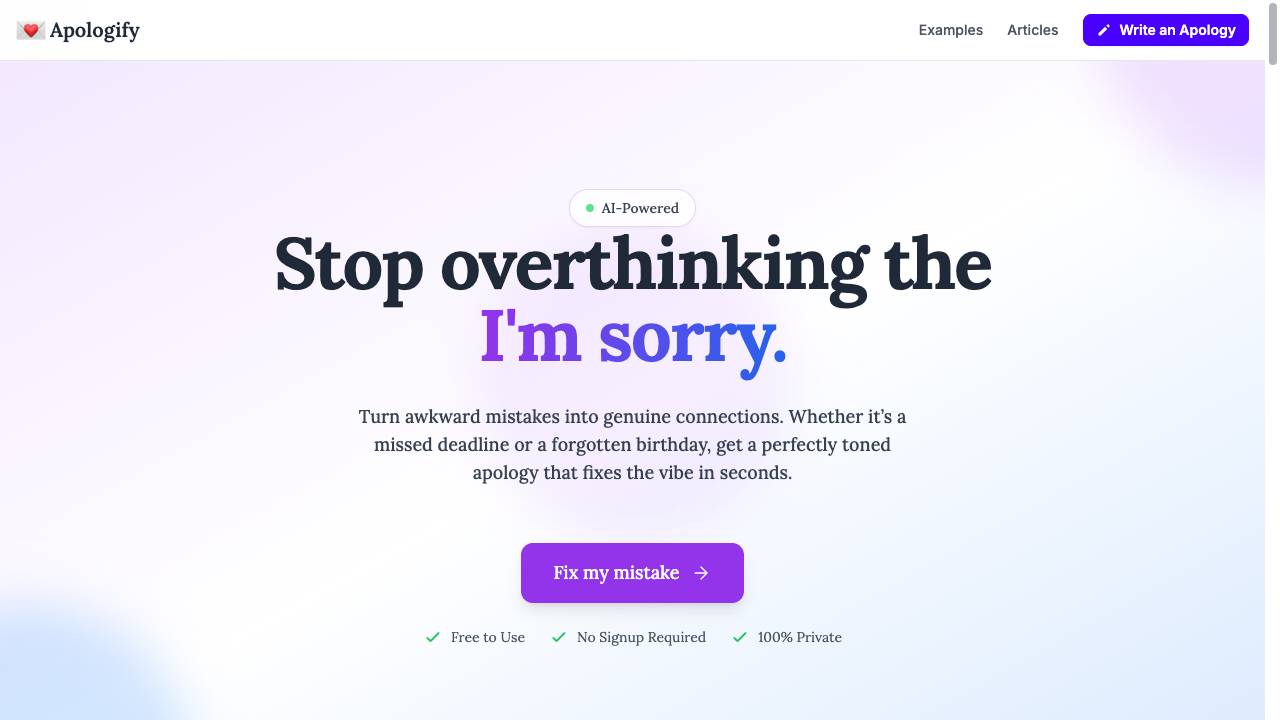Apologify